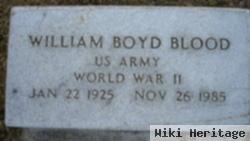 William Boyd Blood