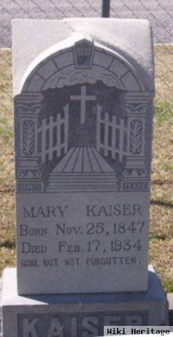 Mary Neisius Kaiser