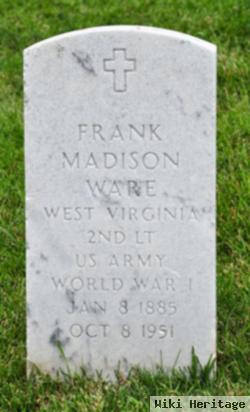 Lieut Frank Madison Ware