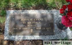 John K Evans