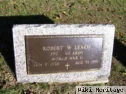 Pfc Robert Willam Leach