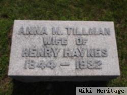 Anna Mary Tillman Haynes