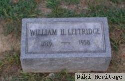 William H Leftridge