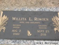 Willita L. Cruse Rowden