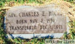 Rev Charles E Hicks