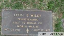 Leon B "wickey" Wiley