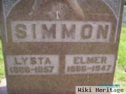 Elmer C Simmon