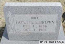 Fayette E. Brown