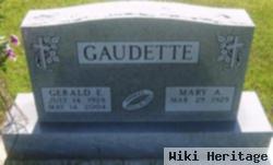 Gerald E Gaudette