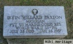 Irvin Willard Paxton