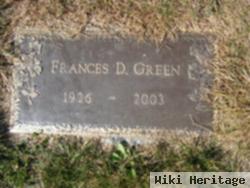 Frances D Green