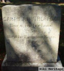 Sarah J Rutherford