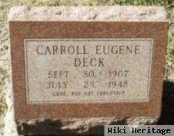 Carroll Eugene Deck