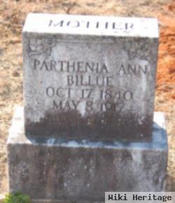 Parthenia Ann Crowley Billue