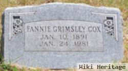 Fannie Grimsley Cox