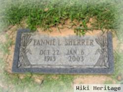 Fannie L Sherrer