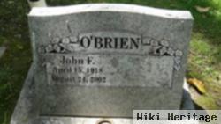 John F O'brien