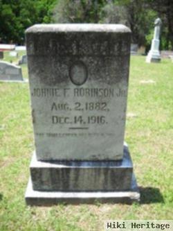 Johnie F Robinson, Jr