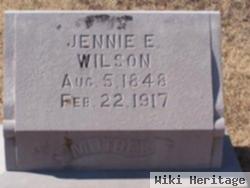 Jennie E Wilson