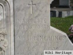 Mrs. Irene Holdsworth Hines