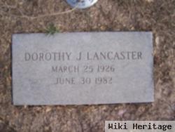Dorothy J Lancaster