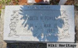 Elizabeth W. Powell