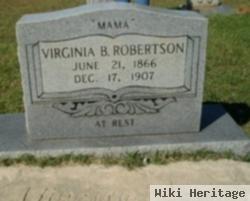 Virginia B Robertson