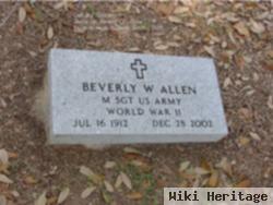 Beverly W Allen