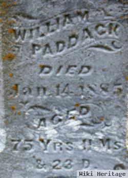 William Paddack