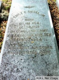 Emile E Siegel, Jr