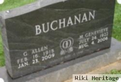 Mary Genevieve "jenny" Upchurch Buchanan