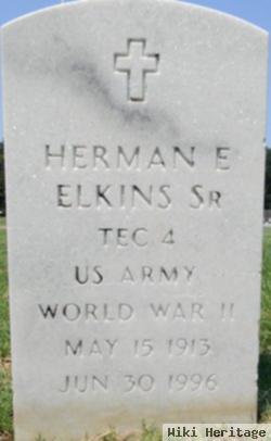 Herman E Elkins, Sr