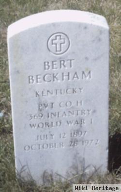 Pvt Bert Beckham