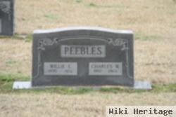 Willie E Peebles