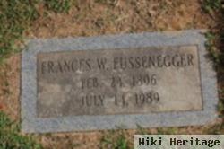 Frances W. Fussenegger