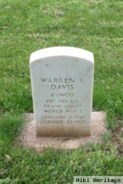 Warren E. Davis