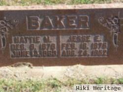 Jesse E Baker