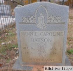 Nannie Caroline Batson