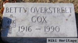 Betty Overstreet Cox