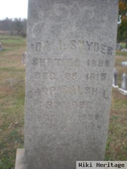 Ida I. Snyder