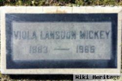 Viola Lansdon Mickey