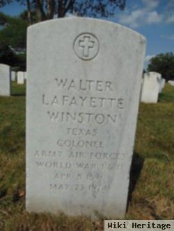 Walter Lafayette Winston