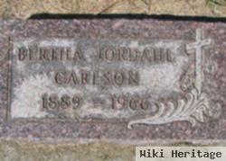 Bertha Jordahl Iverson Carlson