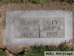 James Blaine Duty