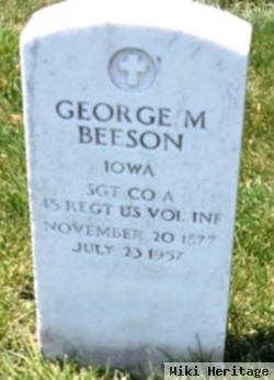 George M Beeson