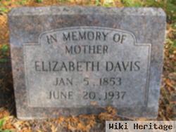 Elizabeth "libbie" Heacosk Davis