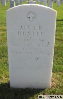 Alva D Hunter