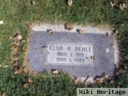 Elva Ruth Allen Behle