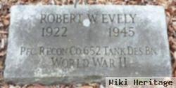 Pfc Robert W Evely