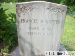 Frances M Gunter